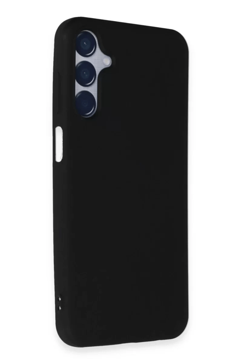 Samsung Galaxy M15 Kılıf First Silikon - Siyah