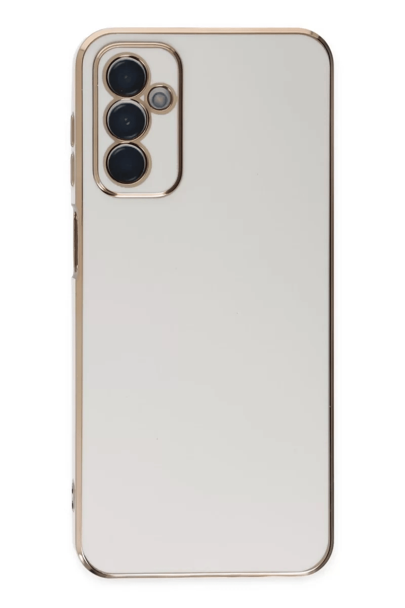 Samsung Galaxy M23 Kılıf Volet Silikon - Beyaz