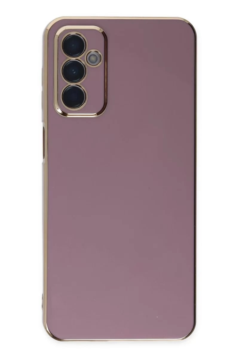 Samsung Galaxy M23 Kılıf Volet Silikon - Mor