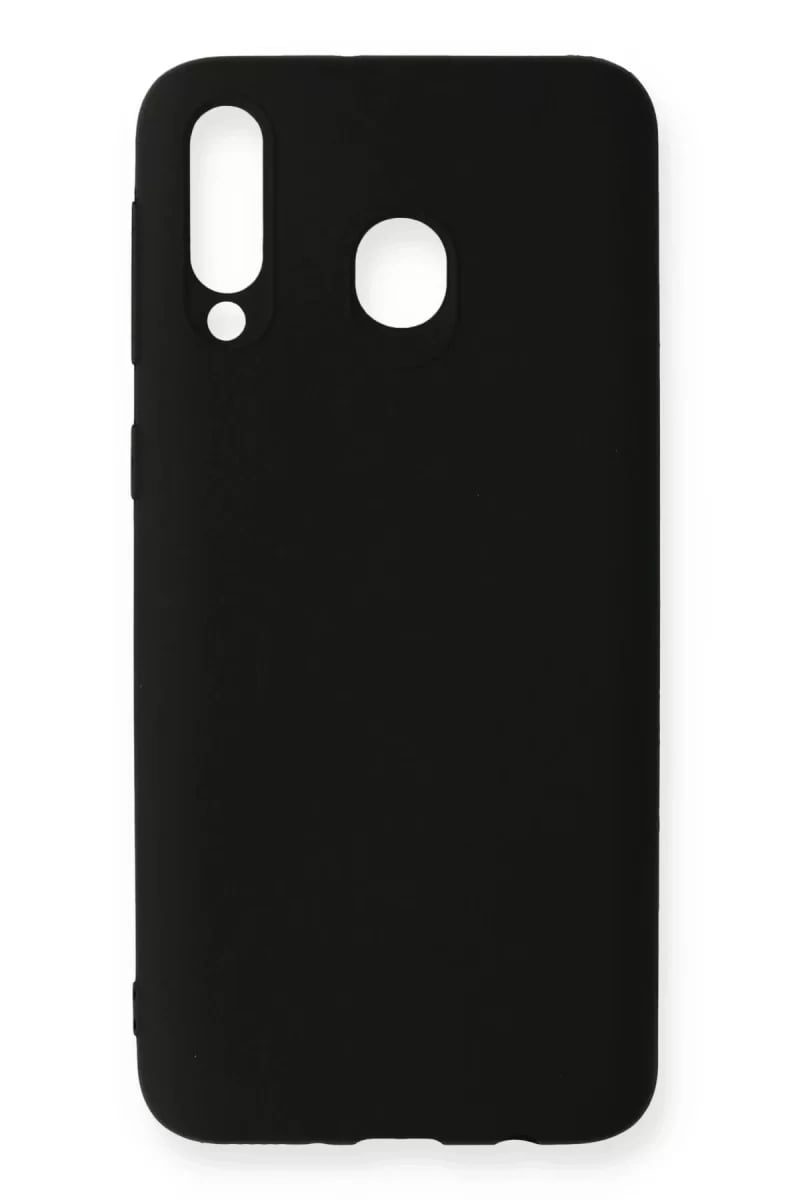 Samsung Galaxy M30 Kılıf First Silikon - Siyah