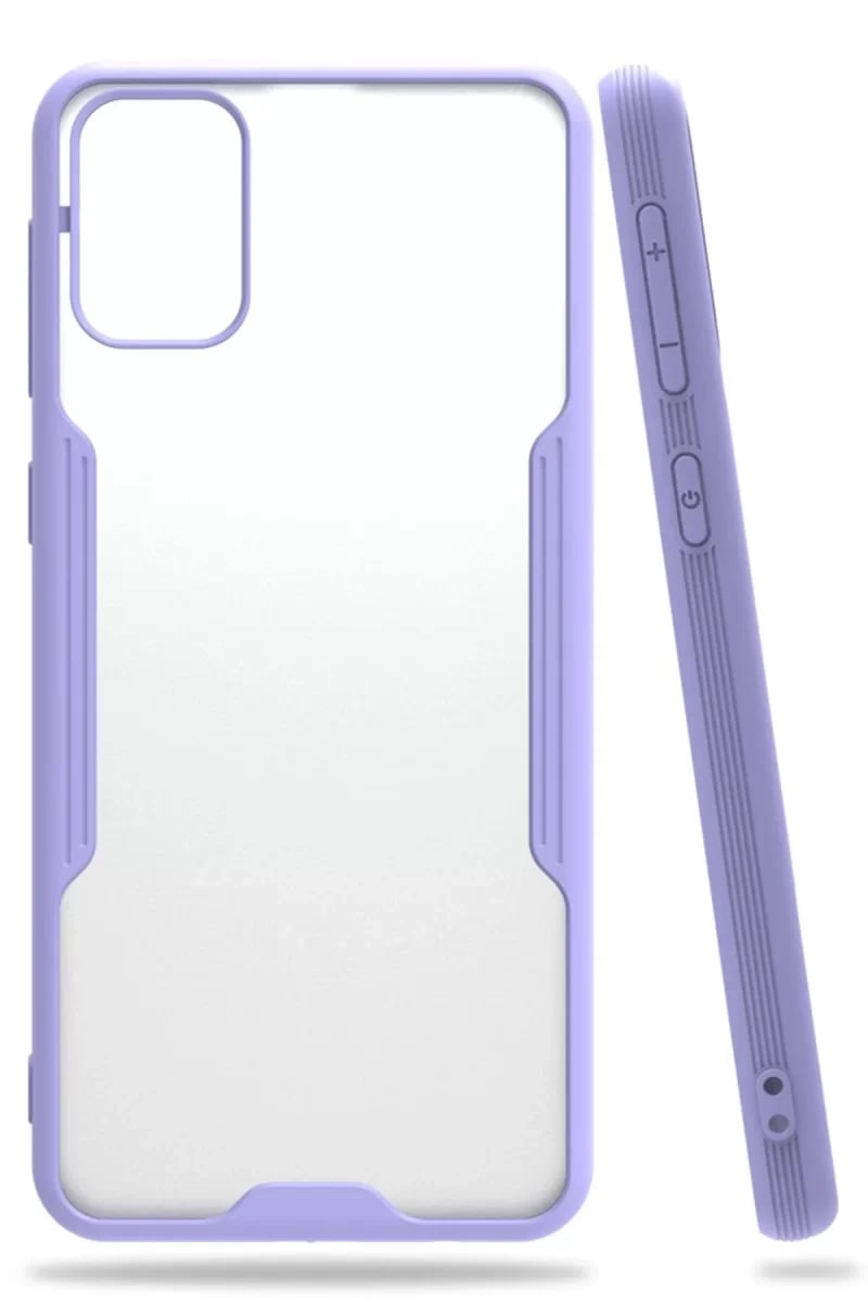 Samsung Galaxy M31 Kılıf Platin Silikon - Lila