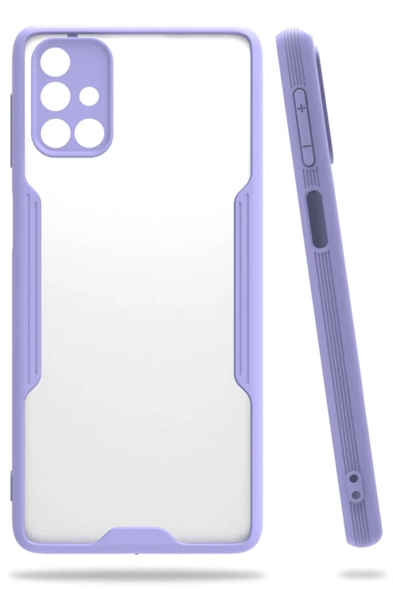 Samsung Galaxy M31S Kılıf Platin Silikon - Lila
