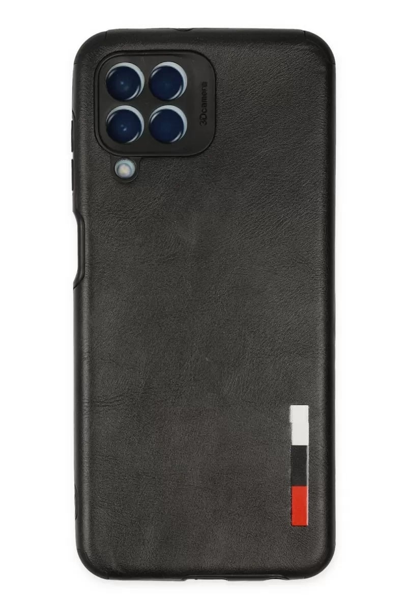Samsung Galaxy M33 Kılıf Loop Deri Silikon - Siyah