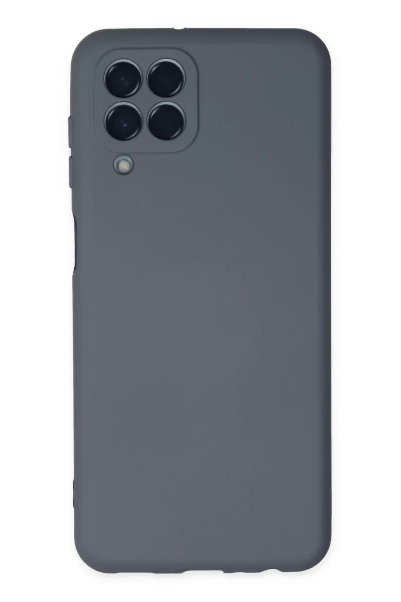 Samsung Galaxy M33 Kılıf Nano içi Kadife Silikon - Gri