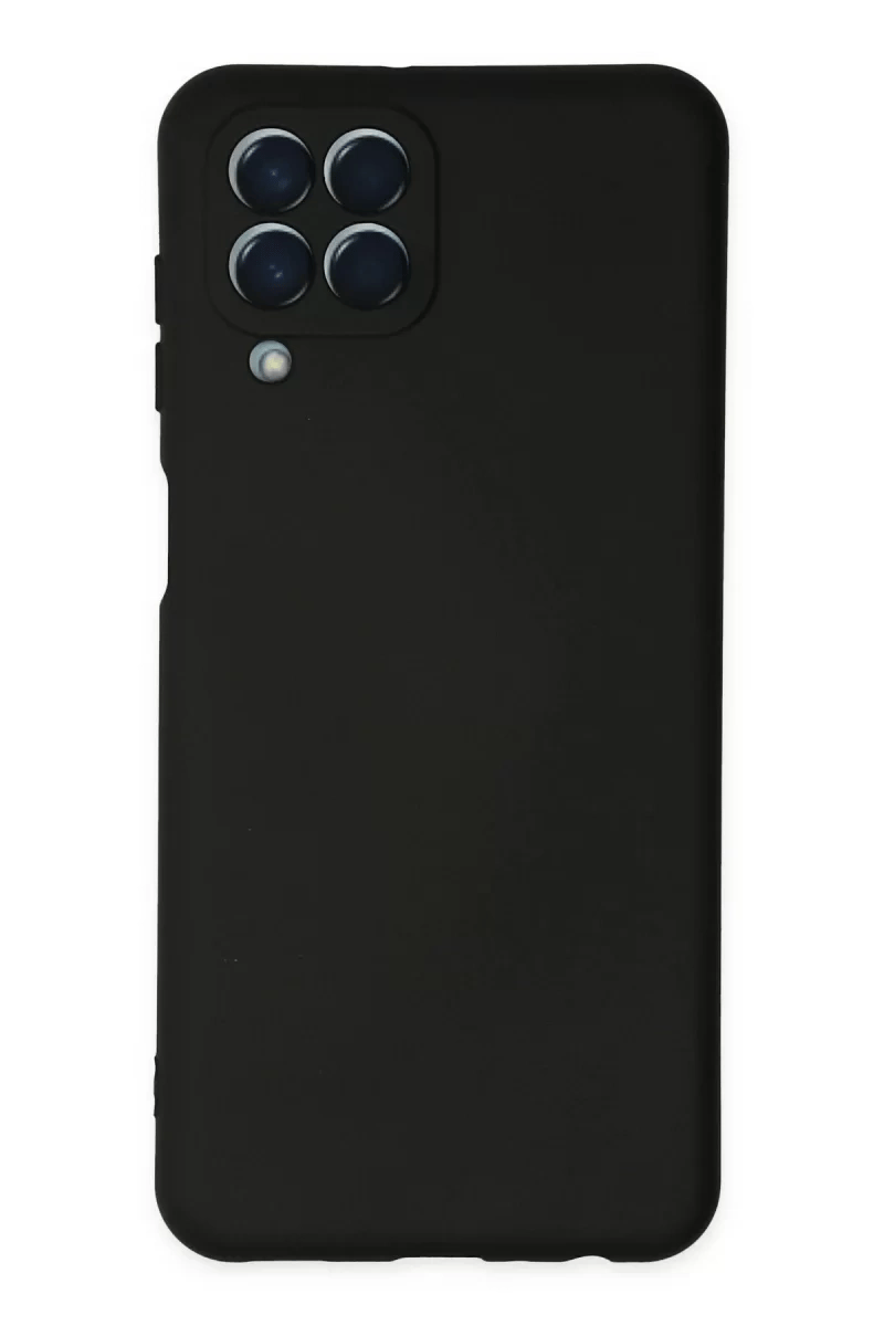 Samsung Galaxy M33 Kılıf Nano içi Kadife Silikon - Siyah