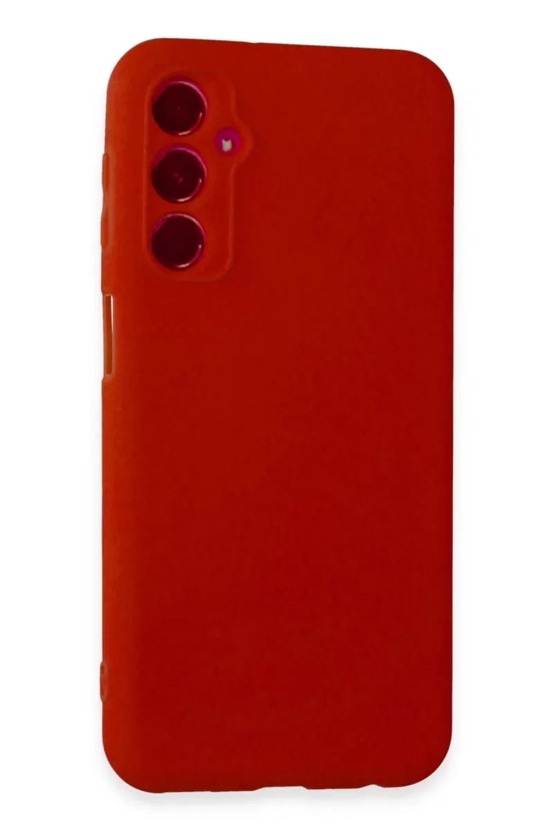 Samsung Galaxy M34 5G Kılıf First Silikon - Kırmızı