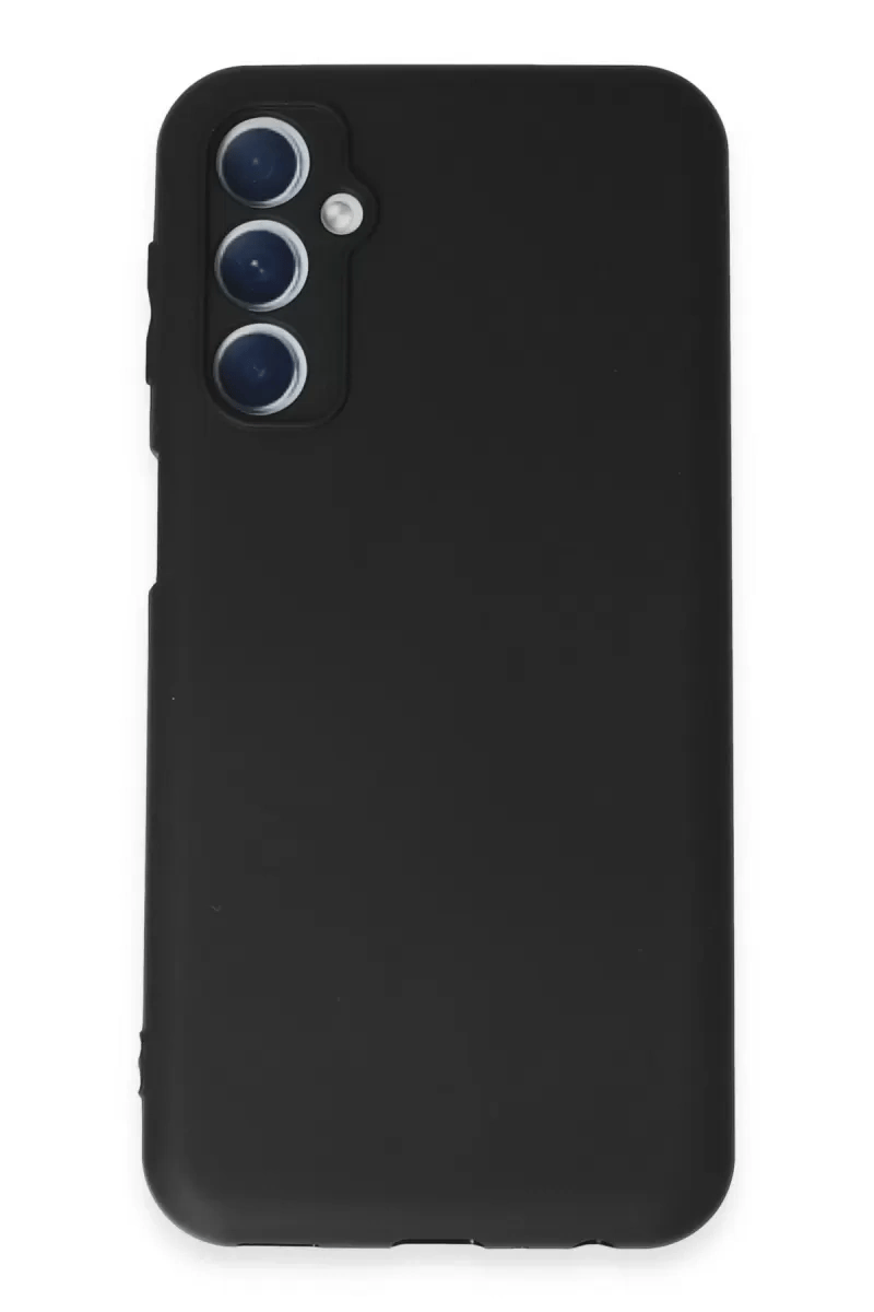 Samsung Galaxy M34 5G Kılıf First Silikon - Siyah