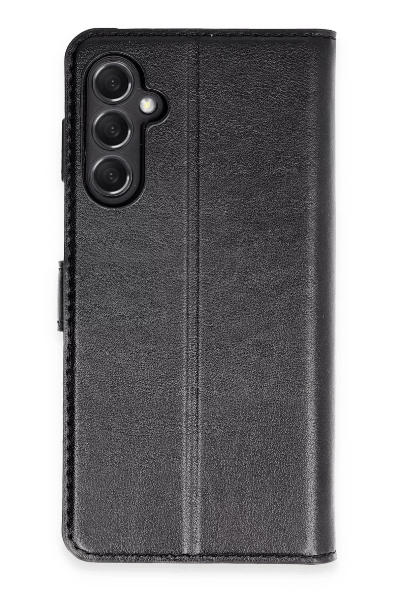 Samsung Galaxy M34 5G Kılıf Trend S Plus Kapaklı Kılıf - Siyah