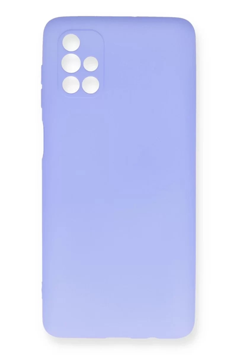 Samsung Galaxy M51 Kılıf First Silikon - Lila