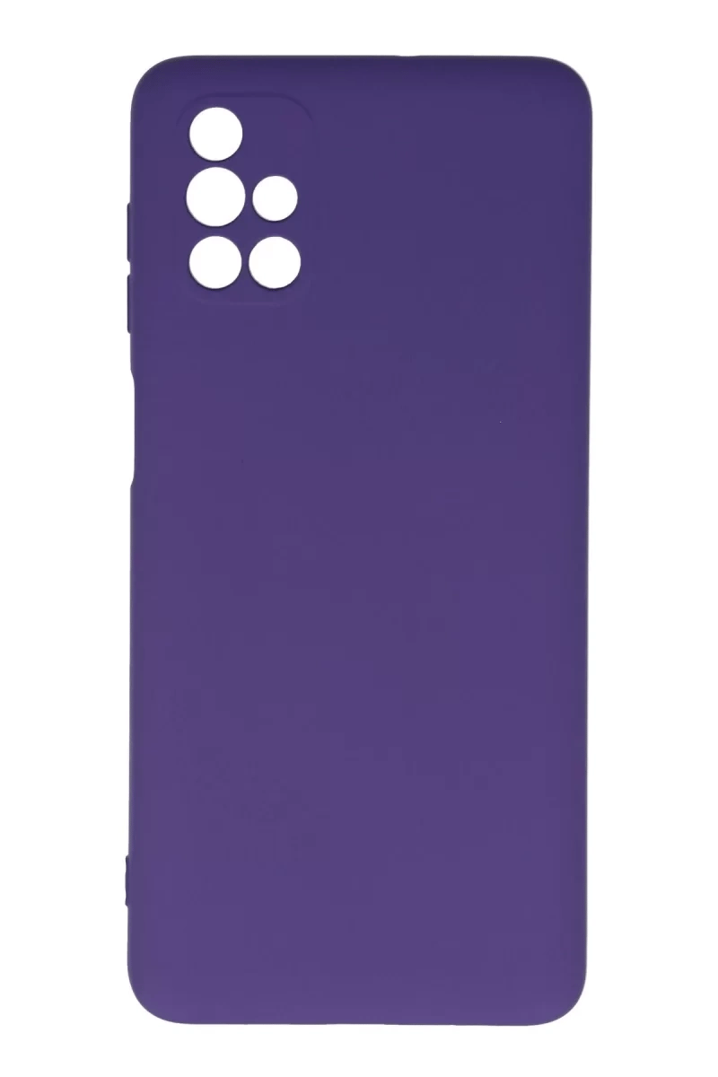 Samsung Galaxy M51 Kılıf Nano içi Kadife Silikon - Mor