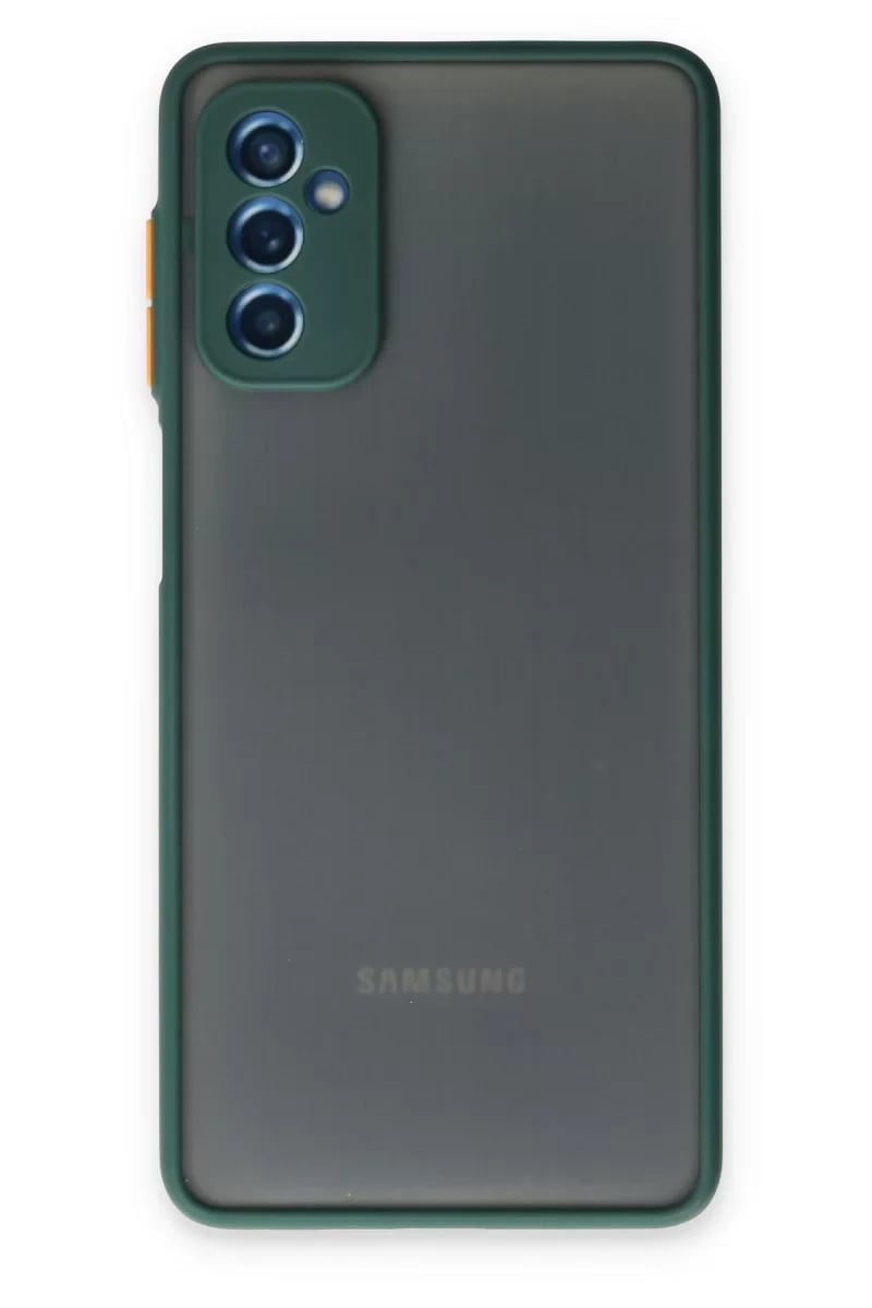 Samsung Galaxy M52 5G Kılıf Montreal Silikon Kapak - Yeşil