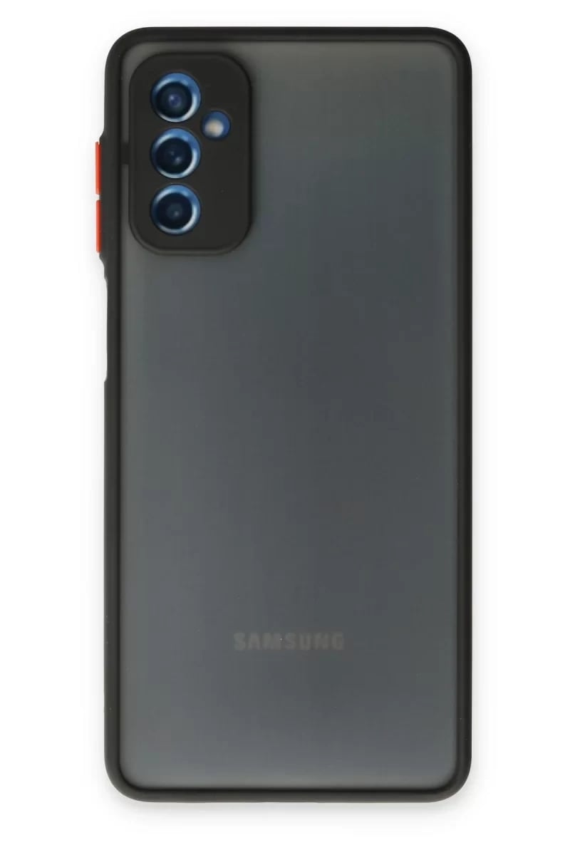 Samsung Galaxy M52 5G Kılıf Montreal Silikon Kapak - Siyah