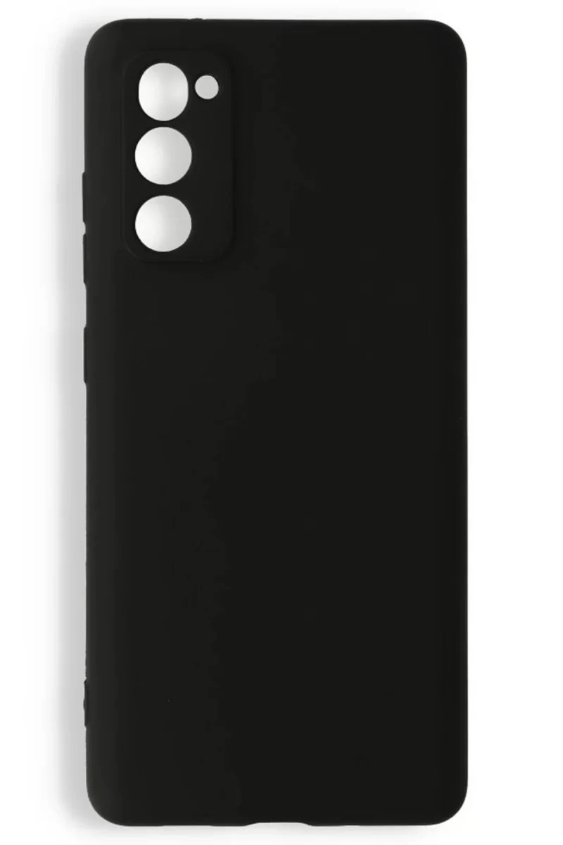 Samsung Galaxy S20 FE Kılıf Nano içi Kadife Silikon - Siyah