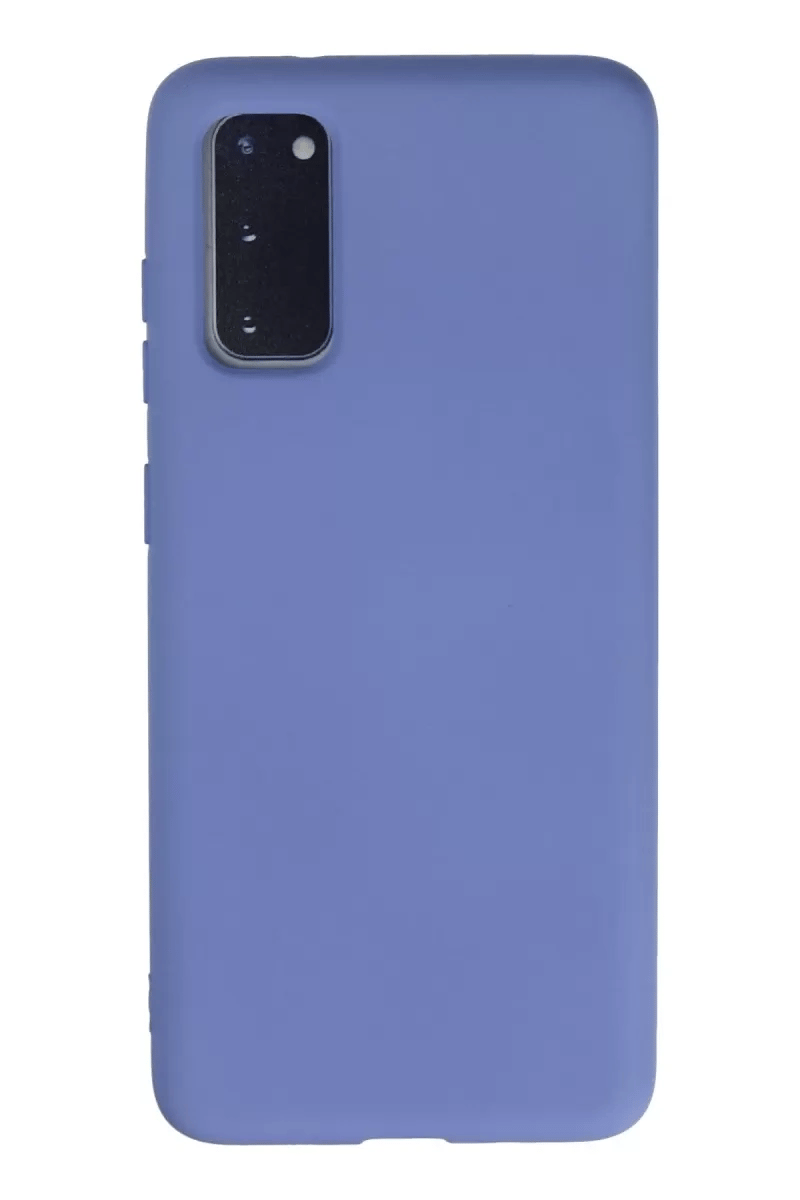 Samsung Galaxy S20 Kılıf Nano içi Kadife Silikon - Lila