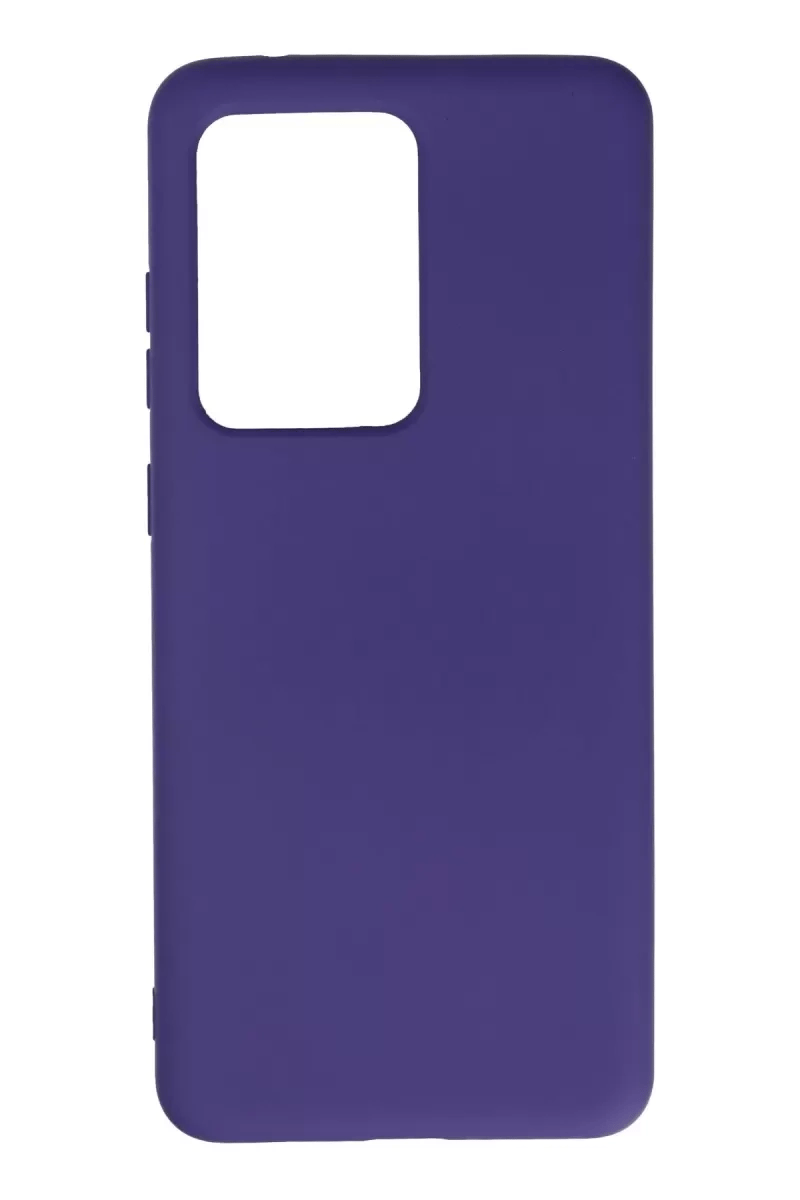 Samsung Galaxy S20 Ultra Kılıf Nano içi Kadife Silikon - Mor