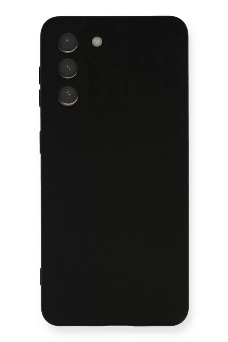 Samsung Galaxy S21 FE Kılıf Nano içi Kadife Silikon - Siyah