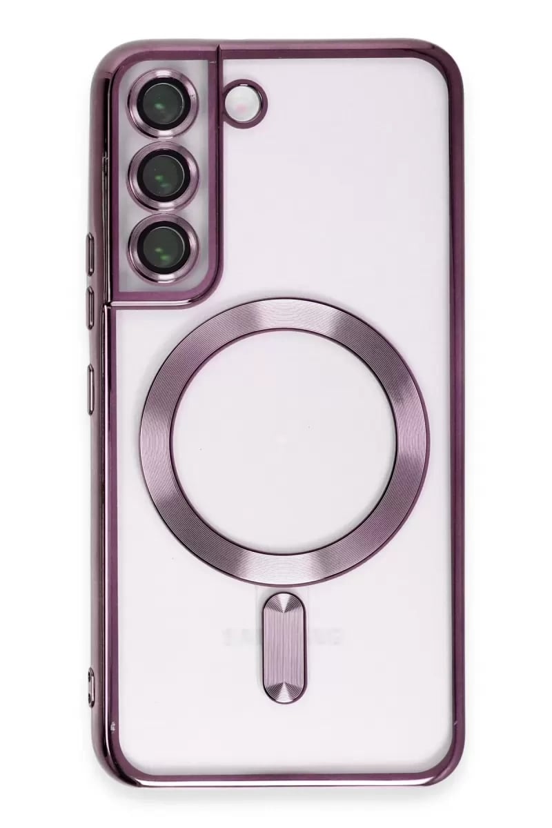 Samsung Galaxy S22 Kılıf Kross Magneticsafe Kapak - Mor