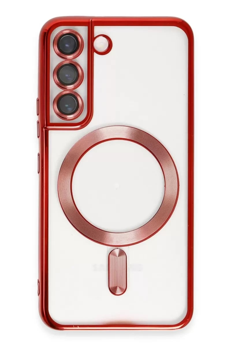 Samsung Galaxy S22 Kılıf Kross Magneticsafe Kapak - Kırmızı