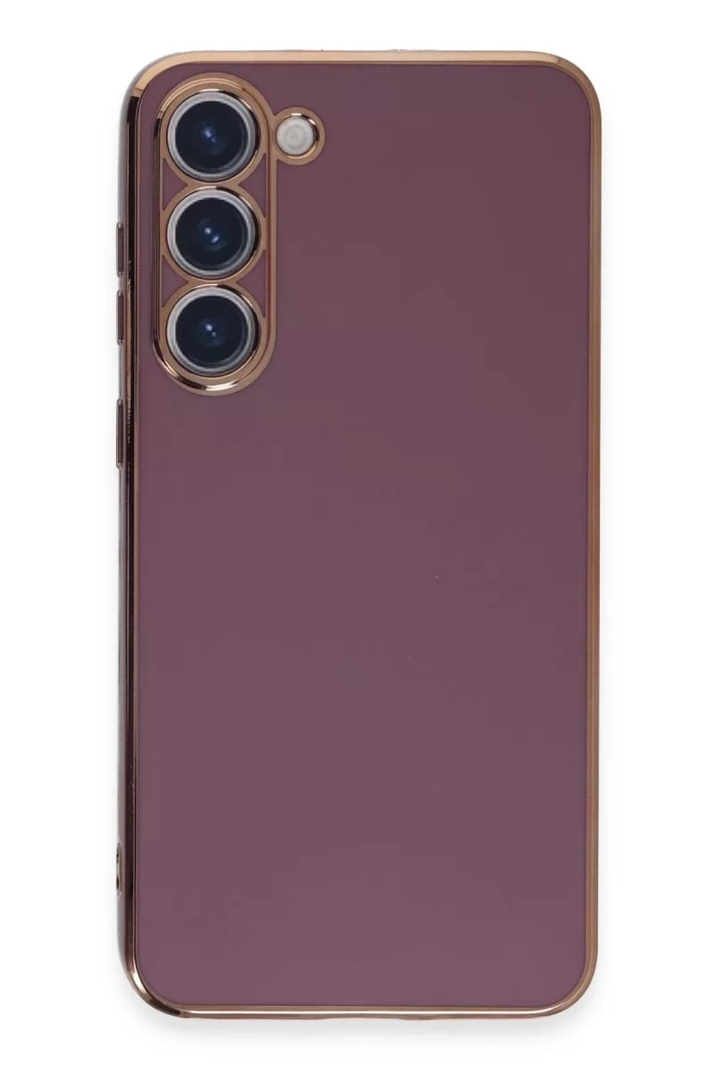 Samsung Galaxy S23 Kılıf Volet Silikon - Mor