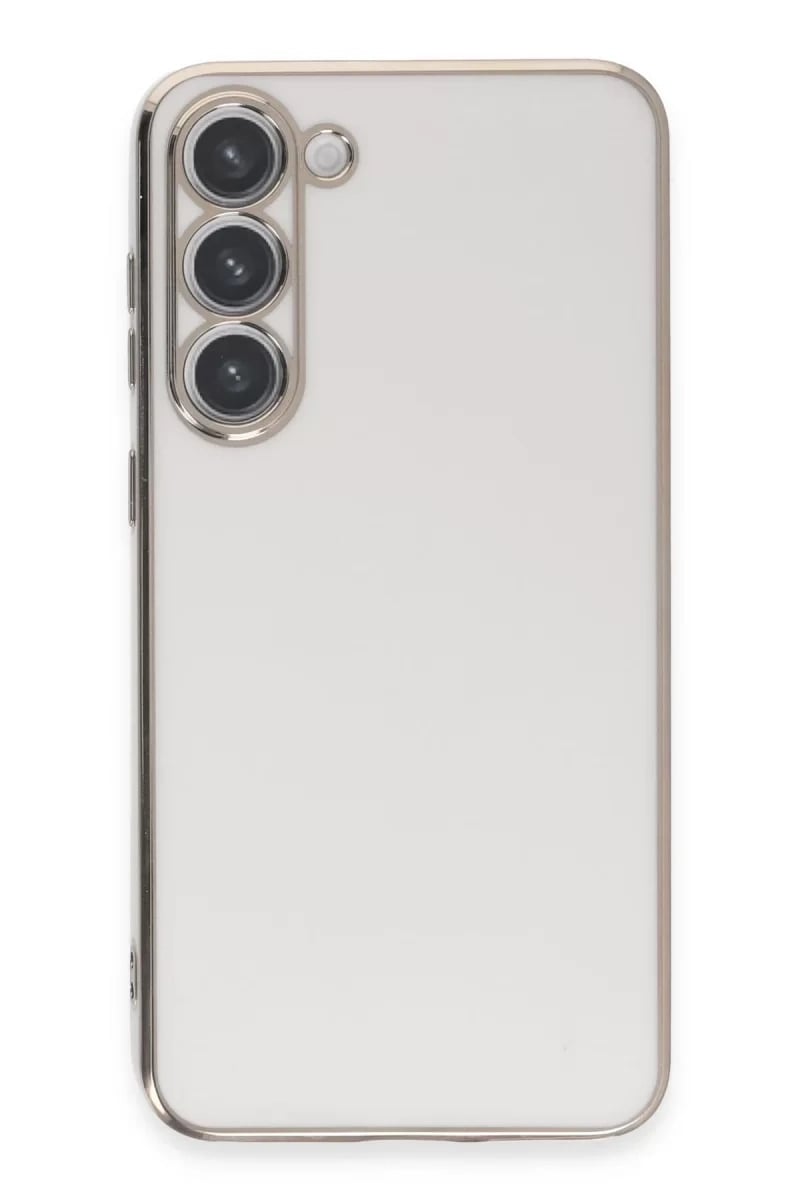 Samsung Galaxy S23 Kılıf Volet Silikon - Beyaz
