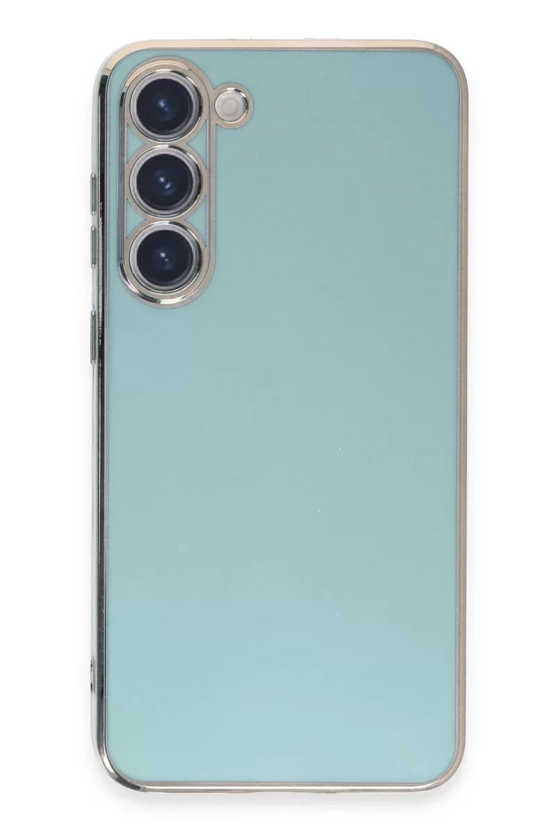 Samsung Galaxy S23 Kılıf Volet Silikon - Açık Yeşil