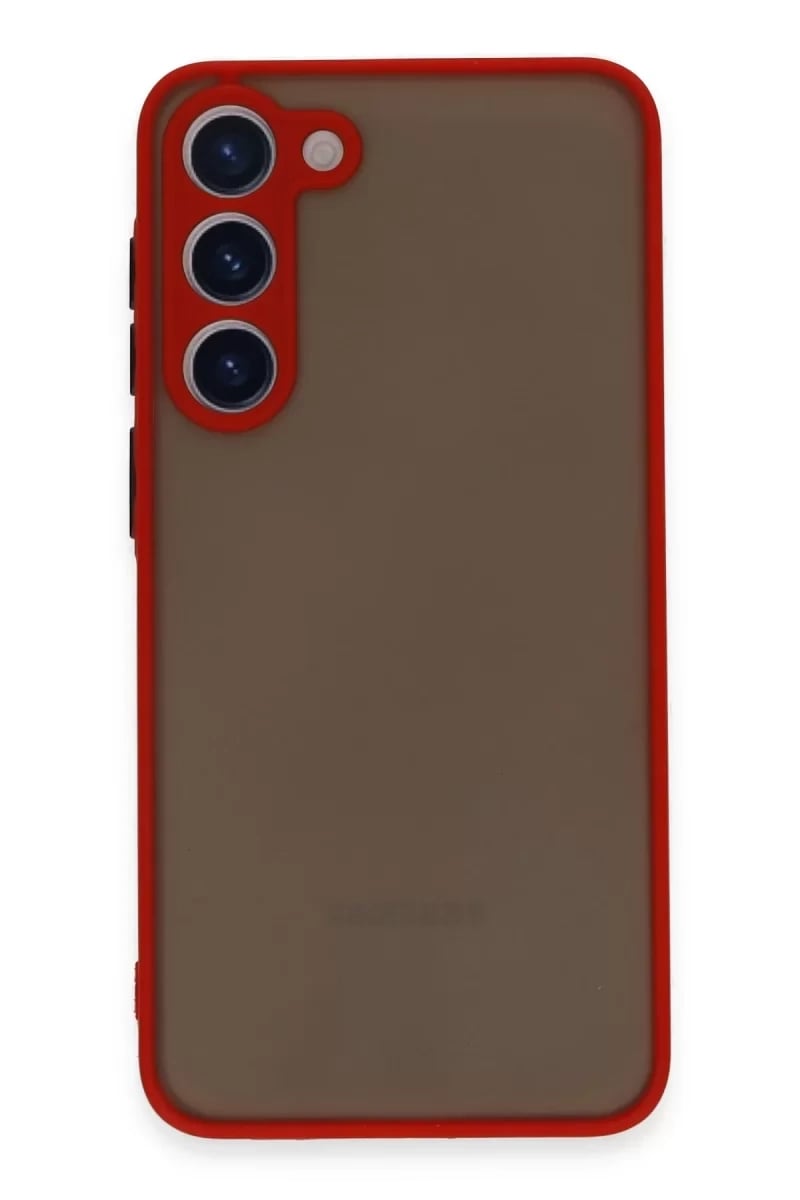 Samsung Galaxy S23 Plus Kılıf Montreal Silikon Kapak - Kırmızı