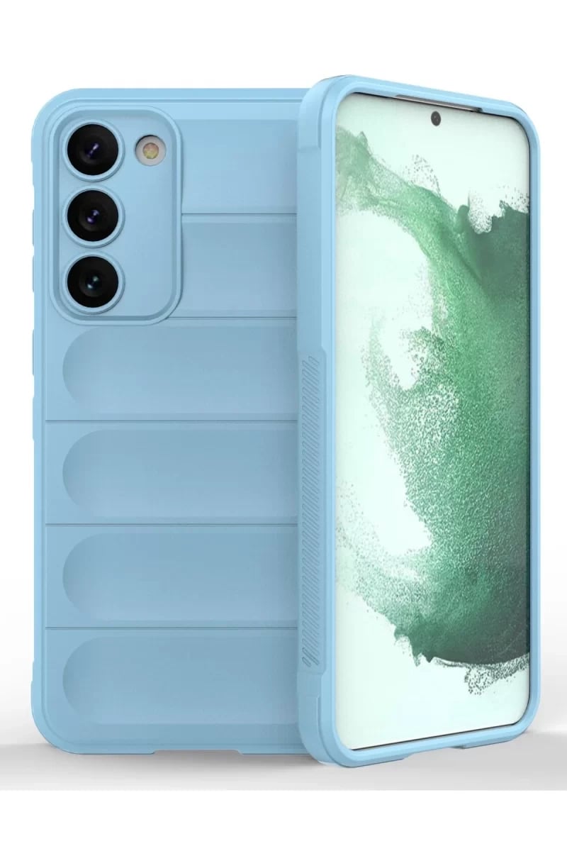 Samsung Galaxy S23 Plus Kılıf Optimum Silikon - Sky Blue