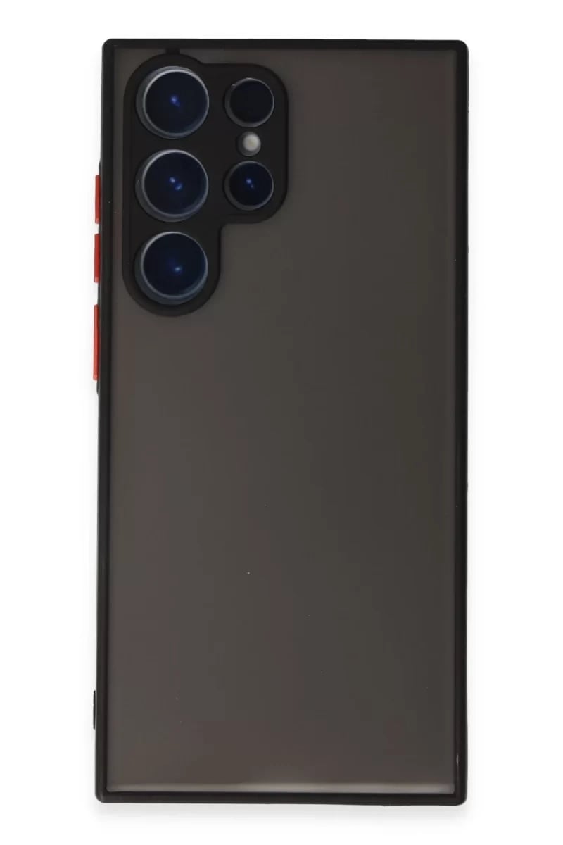 Samsung Galaxy S23 Ultra Kılıf Montreal Silikon Kapak - Siyah