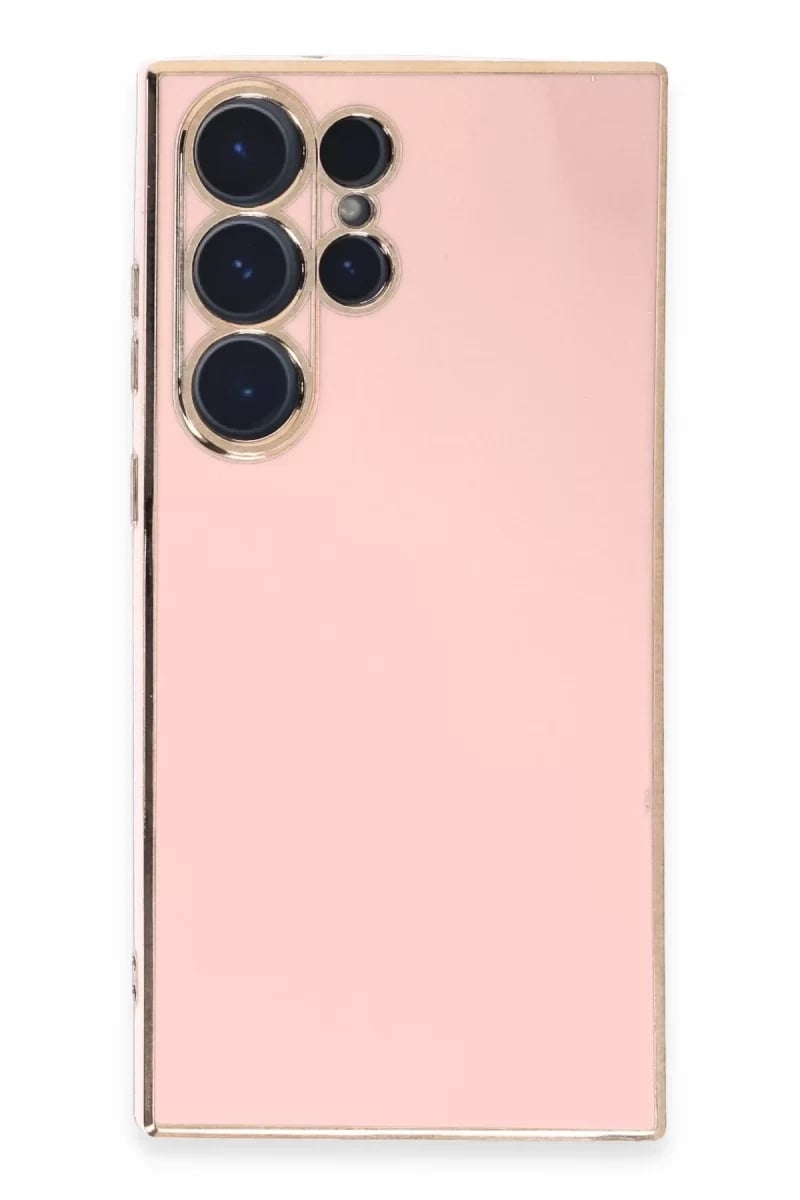Samsung Galaxy S23 Ultra Kılıf Volet Silikon - Pembe