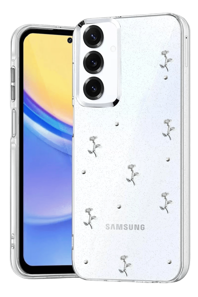 Samsung Galaxy S24 FE Fiyonk Desenli Kapak - Desen 4