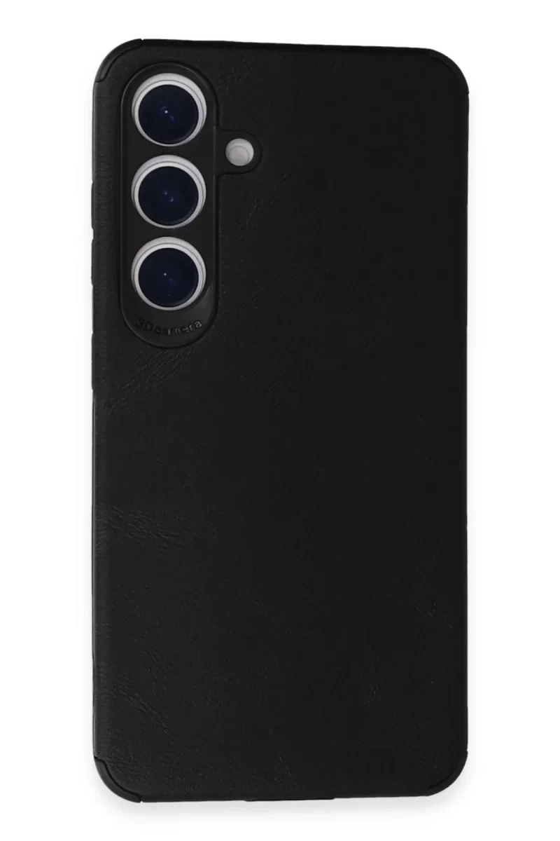 Samsung Galaxy S24 Kılıf Loop Deri Silikon - Siyah