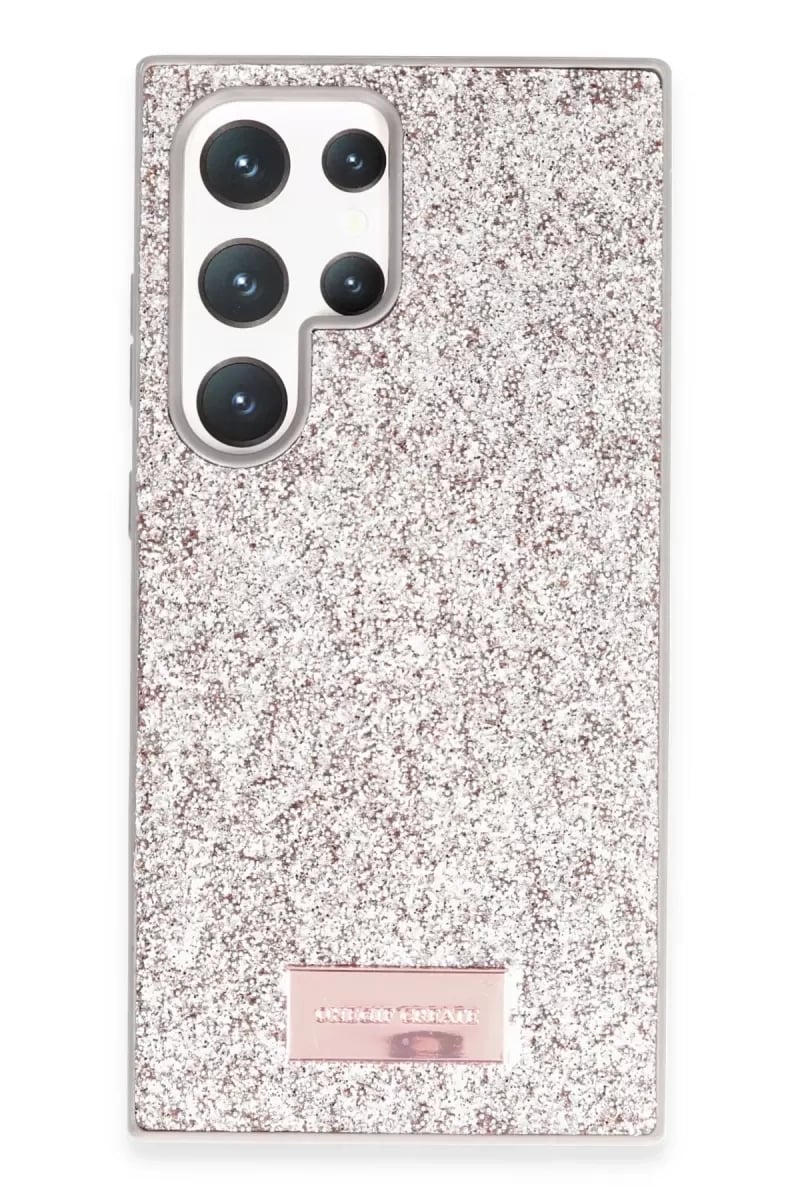 Samsung Galaxy S24 Ultra Bright Simli Kapak - Gold