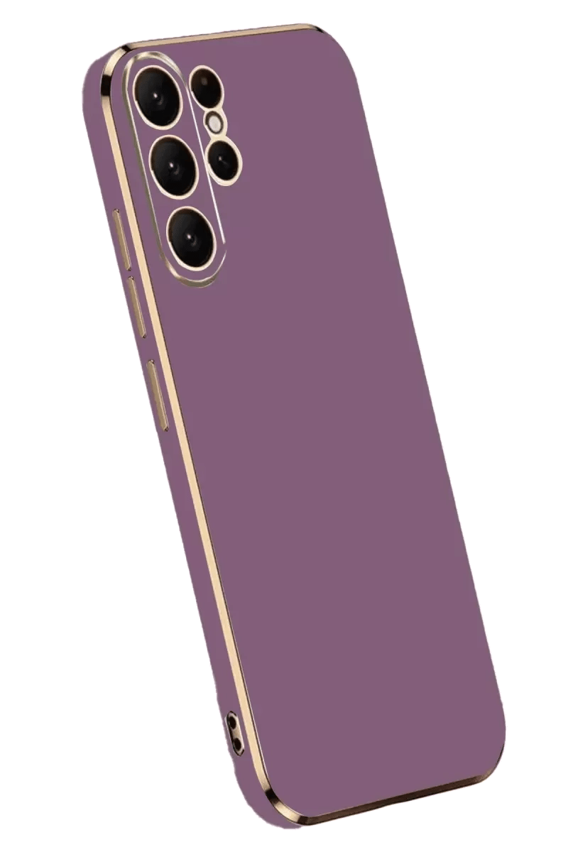 Samsung Galaxy S24 Ultra Kılıf Volet Silikon - Mor
