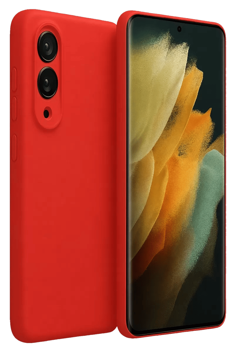Samsung Galaxy S25 Edge First Silikon - Kırmızı