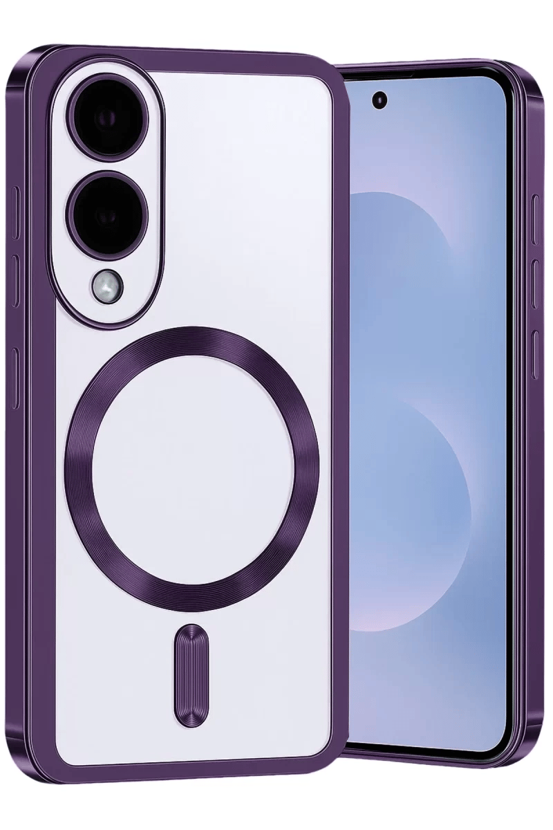 Samsung Galaxy S25 Edge Kross Magneticsafe Kapak - Mor