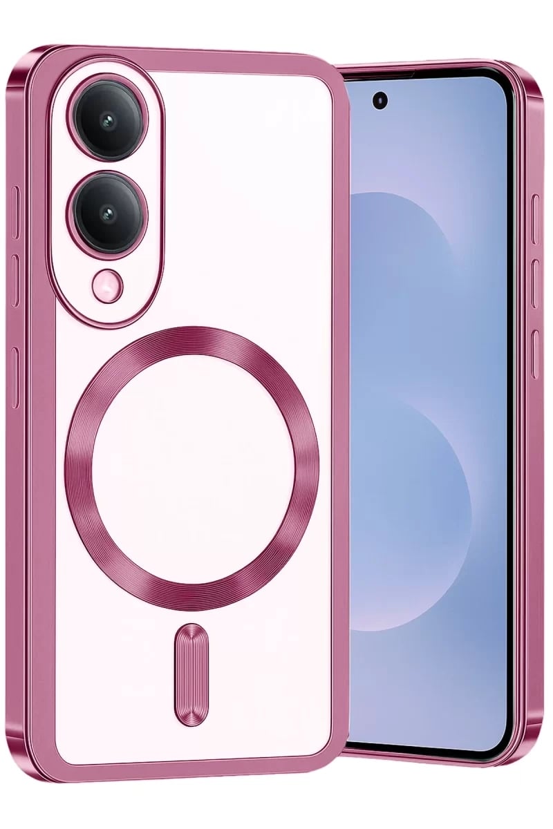Samsung Galaxy S25 Edge Kross Magneticsafe Kapak - Rose