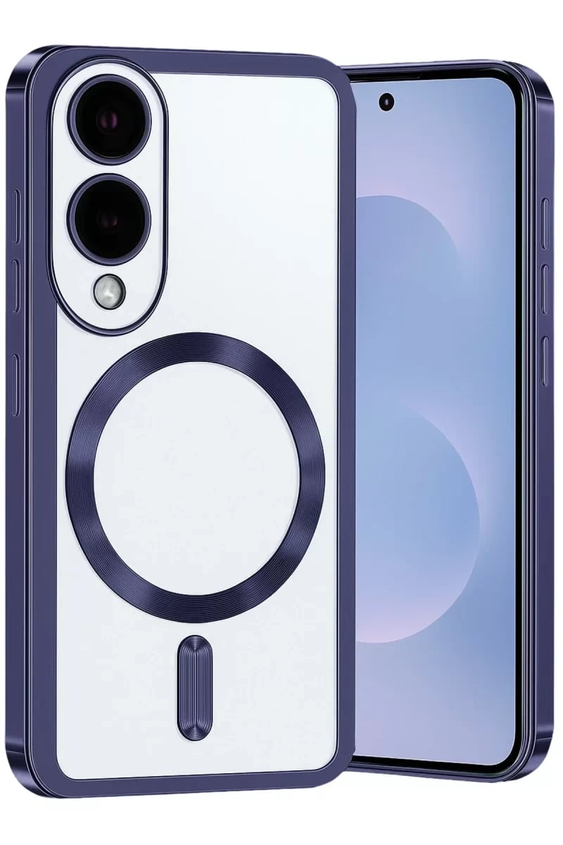 Samsung Galaxy S25 Edge Kross Magneticsafe Kapak - Lacivert