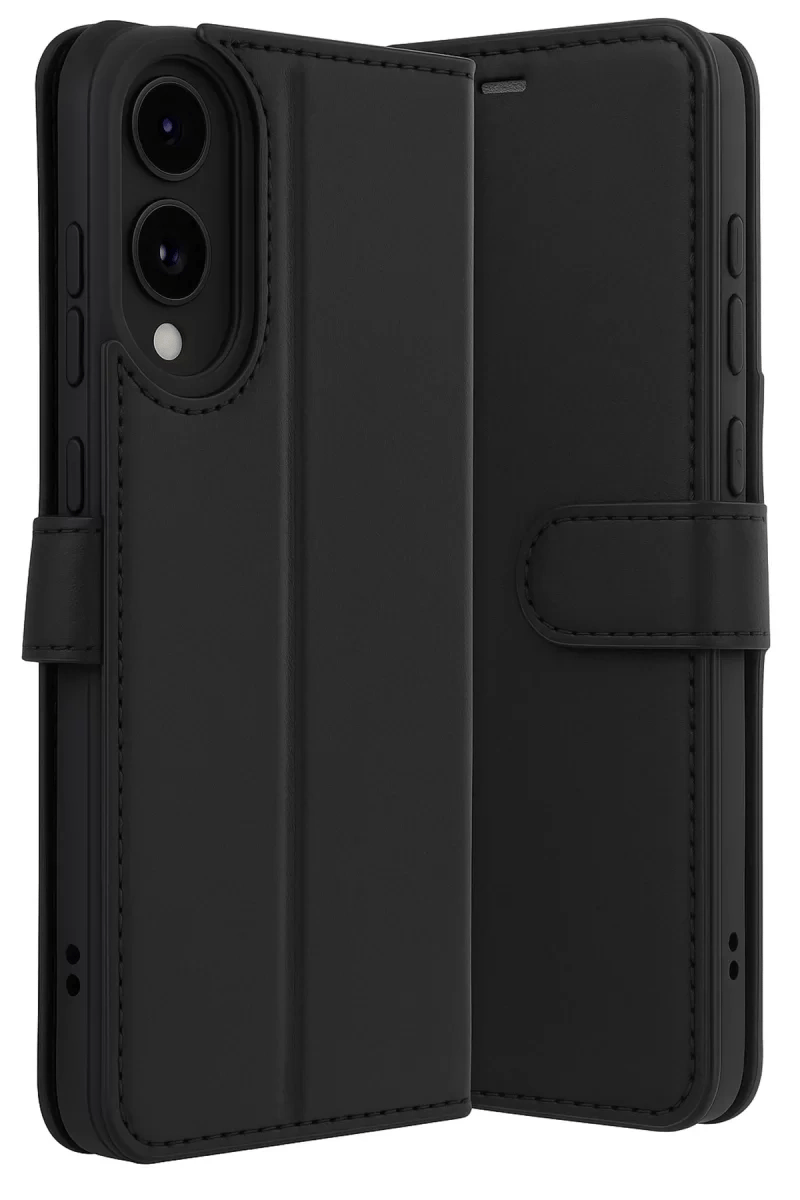 Samsung Galaxy S25 Edge Trend S Plus Kapaklı Kılıf - Siyah