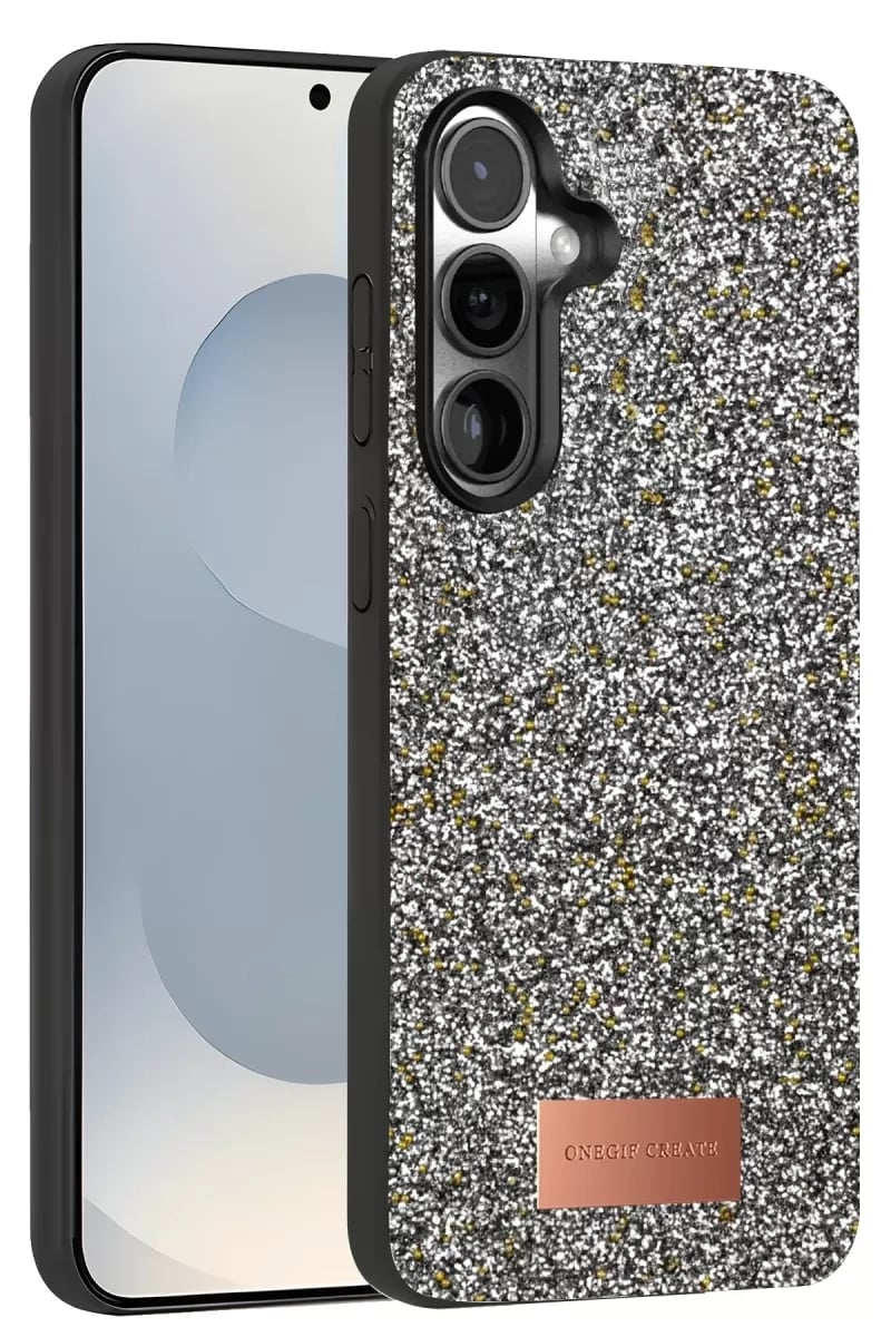 Samsung Galaxy S25 Plus Bright Simli Kapak - Gold