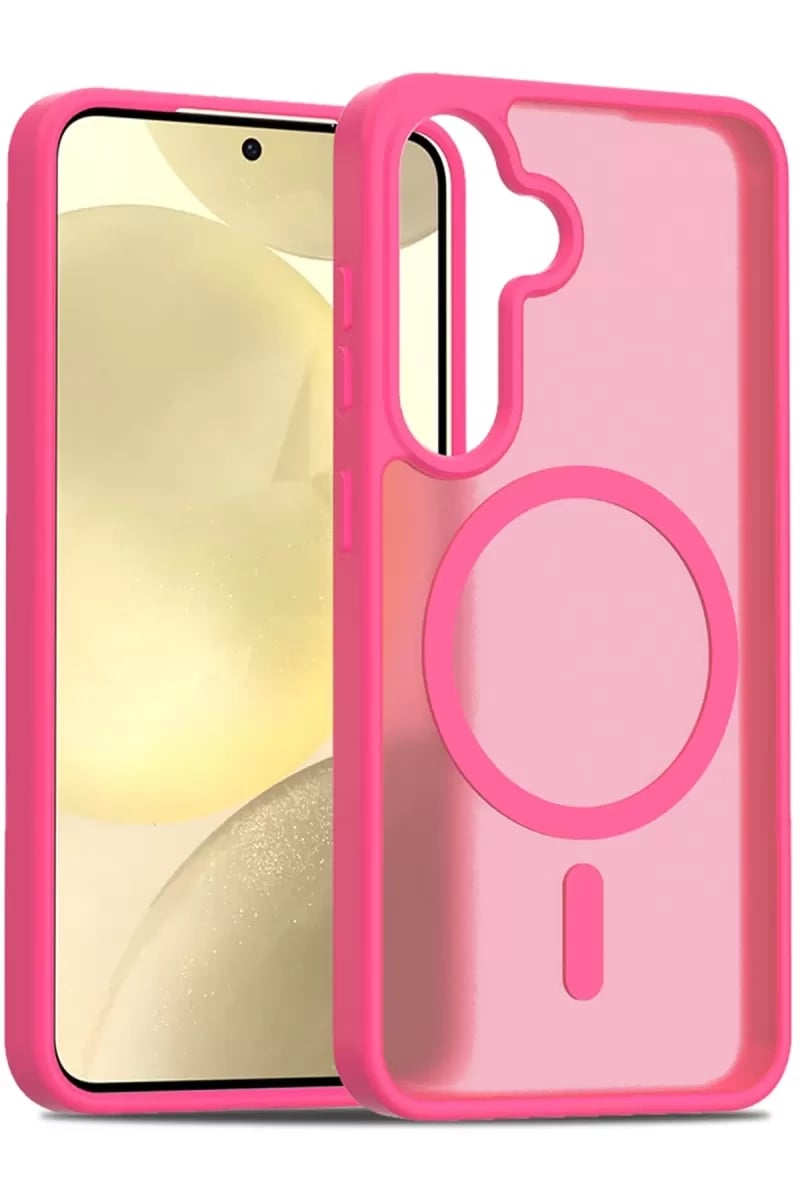 Samsung Galaxy S25 Plus Jota Magsafe Kapak - Rose