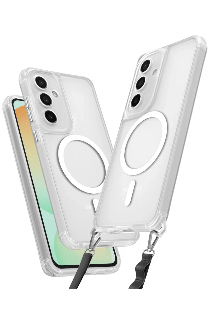 Samsung Galaxy S25 Plus Kılıf Enka Magsafe Silikon Kılıf - Şeffaf