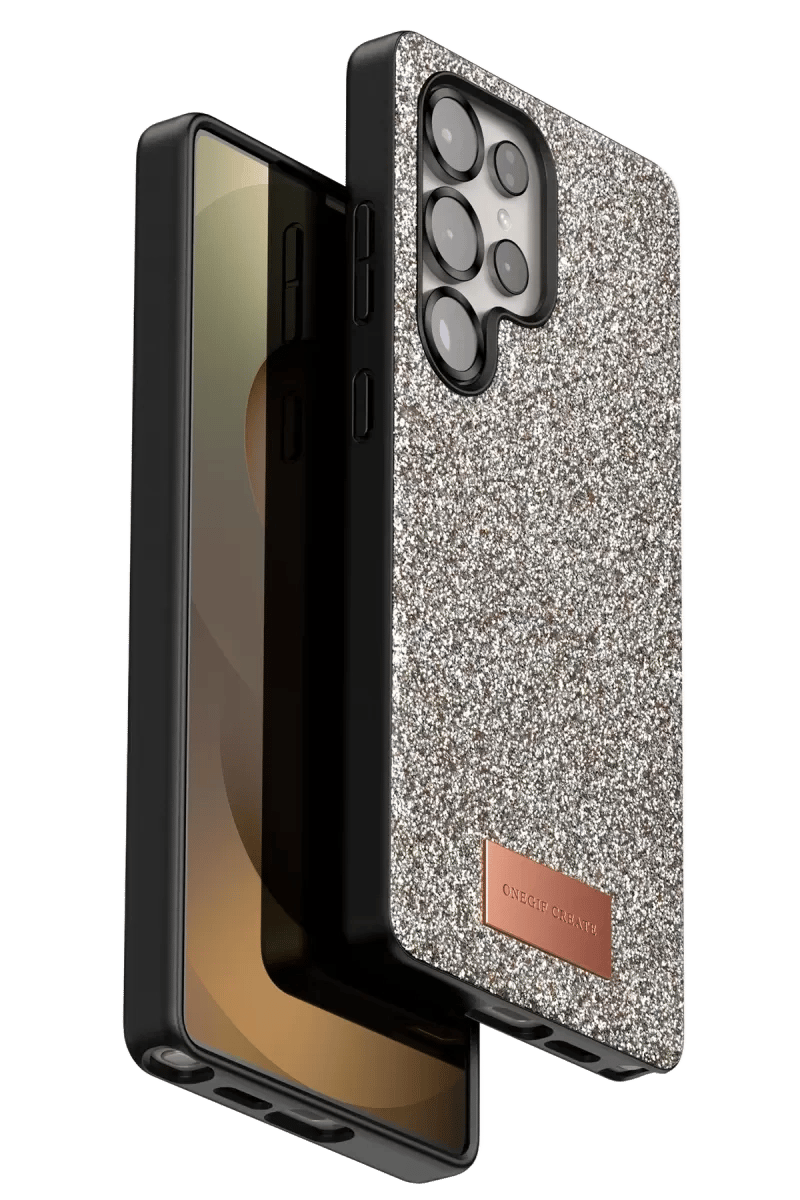 Samsung Galaxy S25 Ultra Bright Simli Kapak - Gold