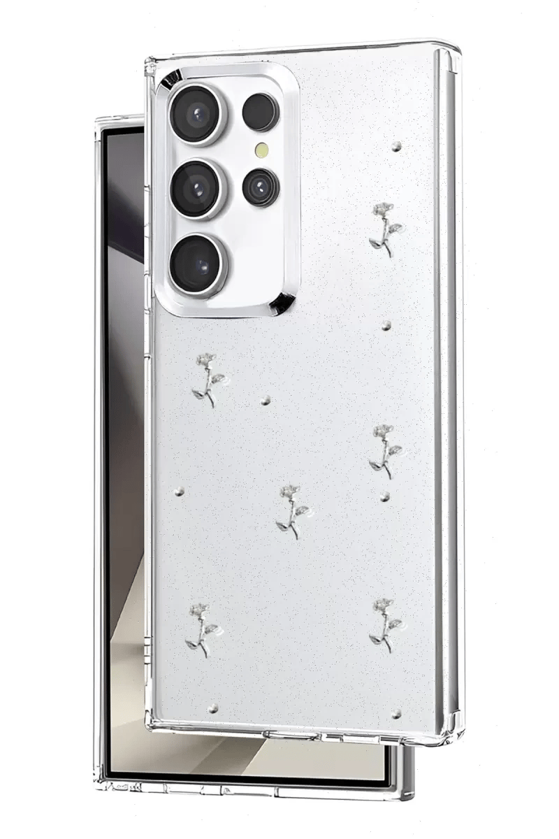 Samsung Galaxy S25 Ultra Fiyonk Desenli Kapak - Desen 4