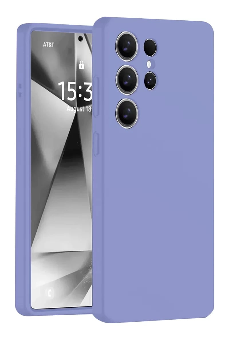 Samsung Galaxy S25 Ultra Kılıf Nano içi Kadife Silikon - Lila