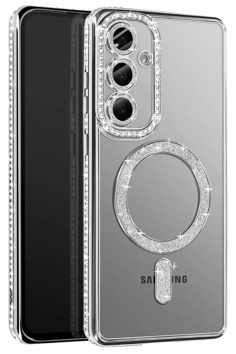 Samsung Galaxy S26 Plus Joke Simli Magneticsafe Kılıf - Gümüş