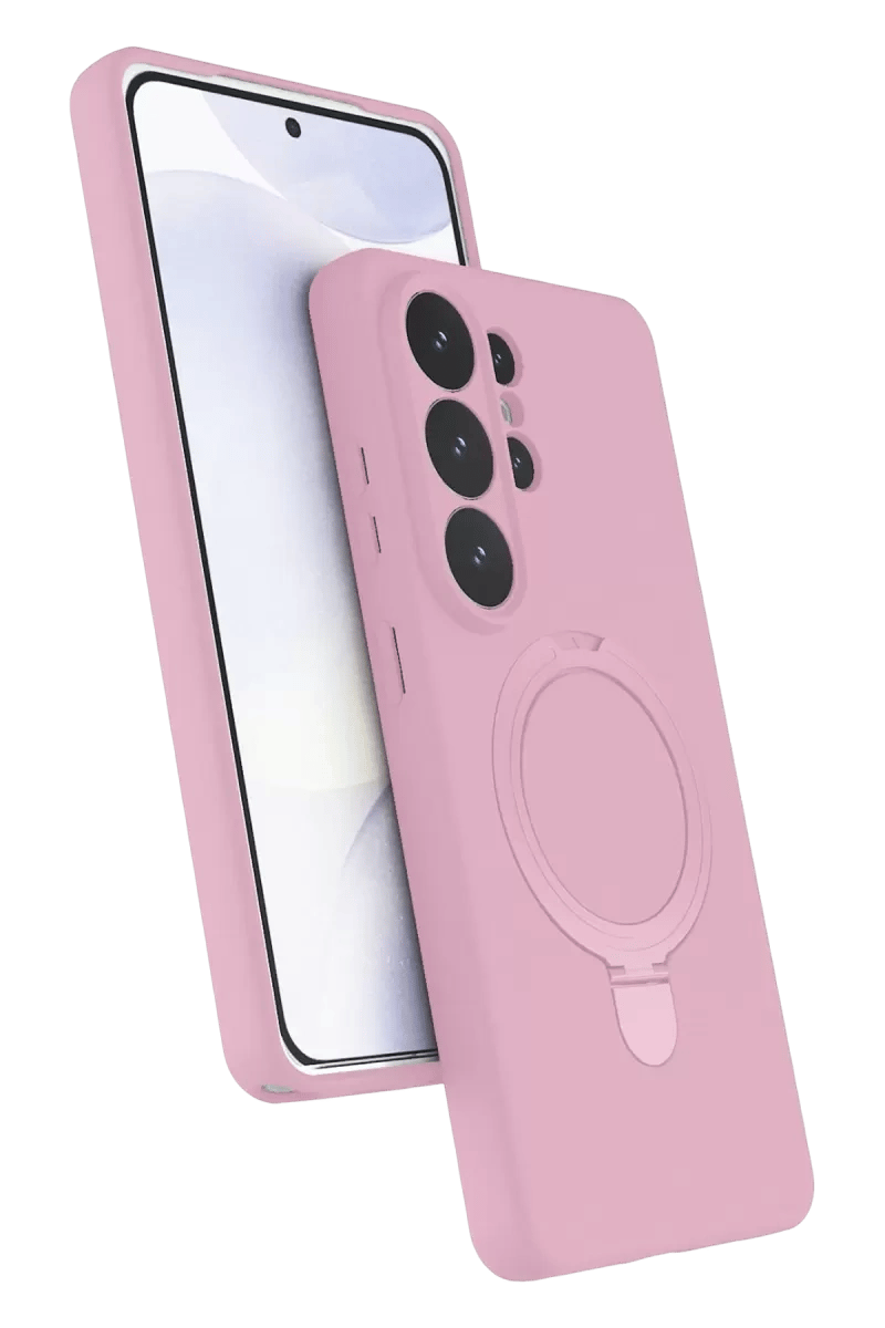 Samsung Galaxy S26 Ultra Regal Magsafe Standlı Kapak - Açık Pembe