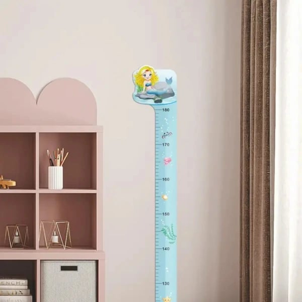 Sevimli Deniz Kızı Boy Ölçüsü Sticker