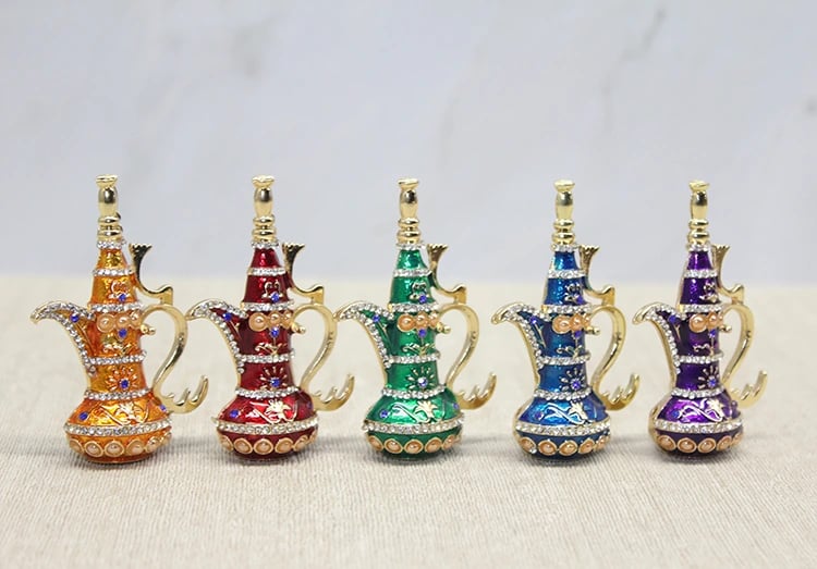 Swarovski Taşlı Minik Figür - Mini İbrik Model 2