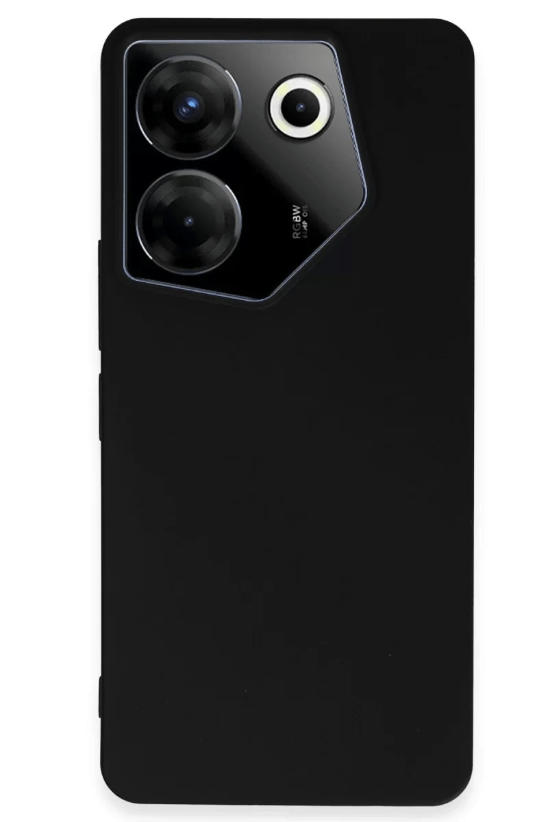 Tecno Camon 20 Pro 5G Kılıf First Silikon - Siyah