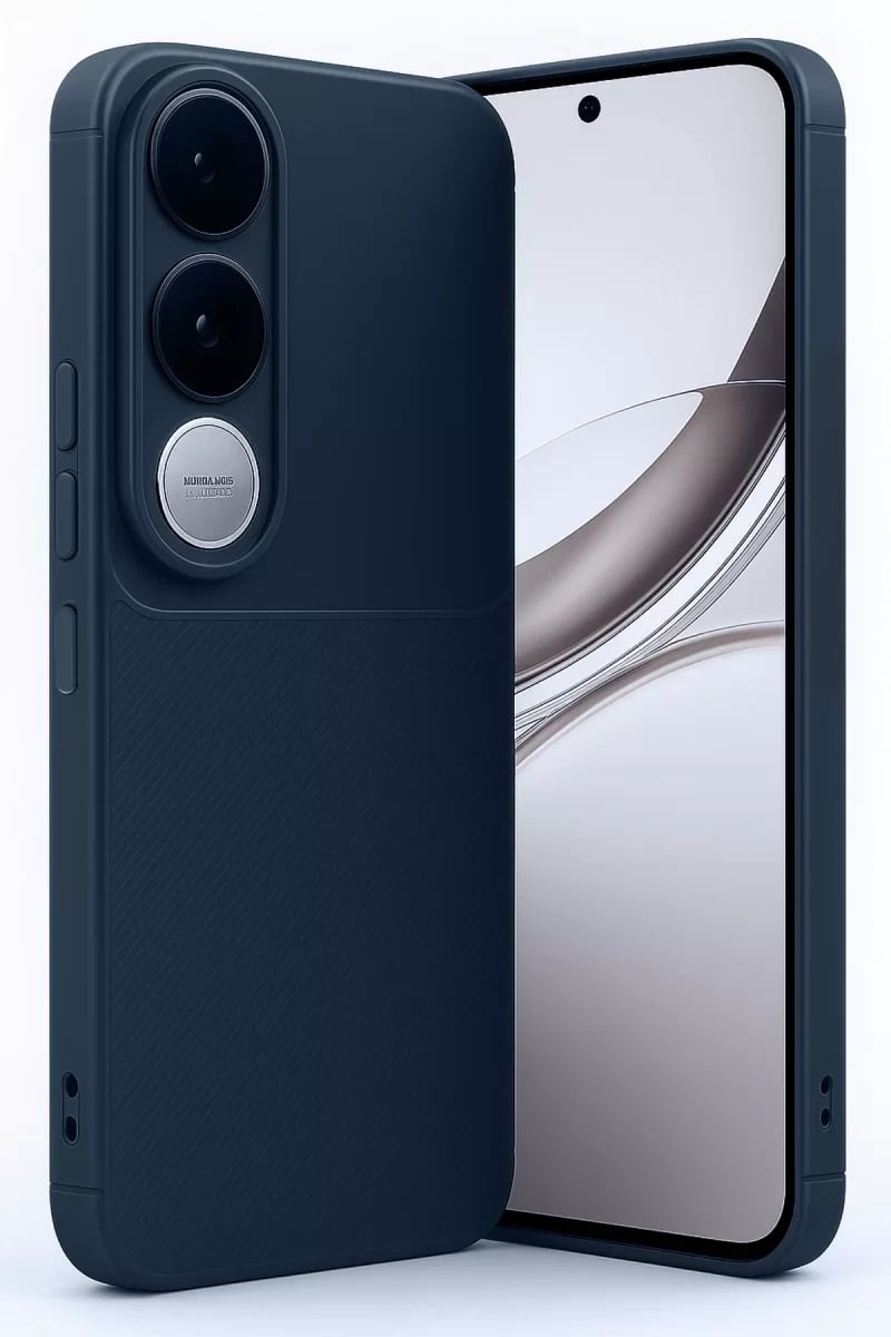 Vivo V50 Lite 4G Auto Focus Karbon Kapak - Lacivert
